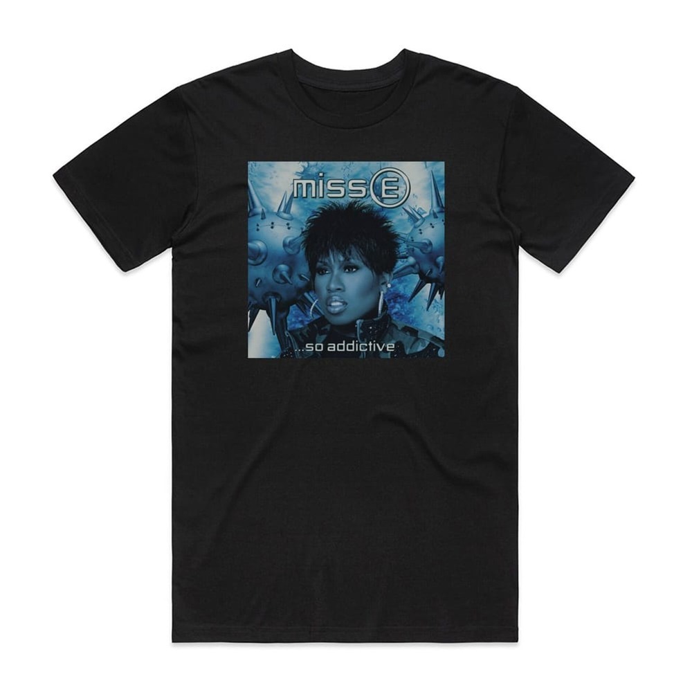Missy Elliott Miss E So Addictive Album Cover T-Shirt Black